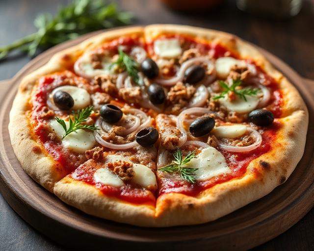 Ton Balıklı Pizza